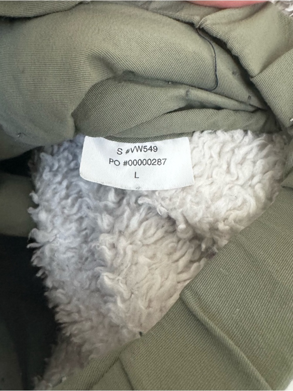 VUORI Cozy Popover Sherpa Size Large - Picture 9 of 9